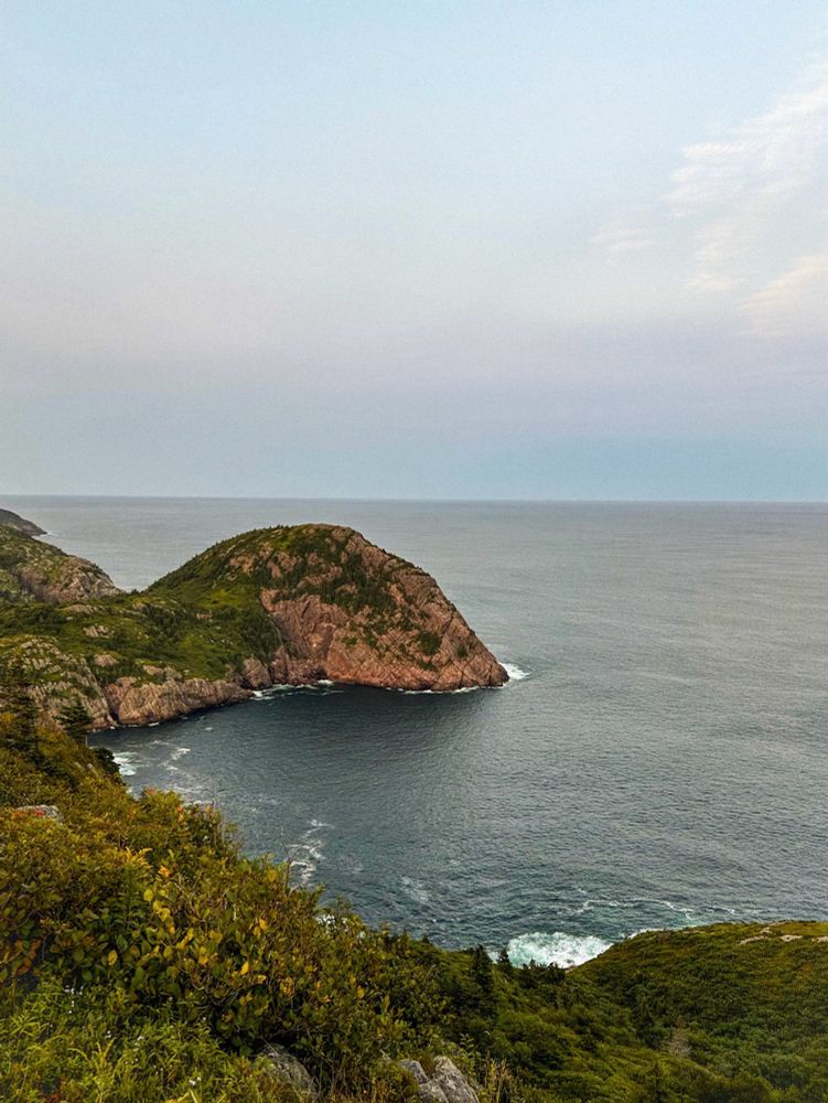Atlantic Ocean. Cold water against some rock outcrop