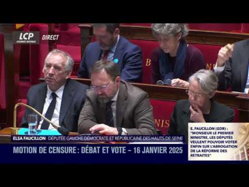 Vous n'avez rien fait pour que ne nous ne votions pas la censure (Elsa Faucillon)