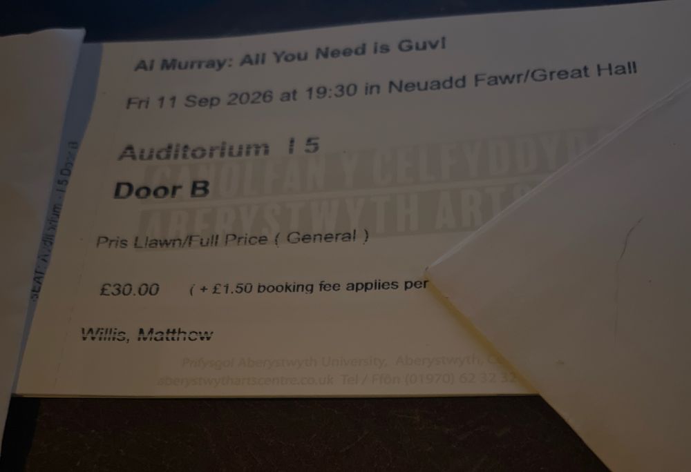 Photo of ticket 