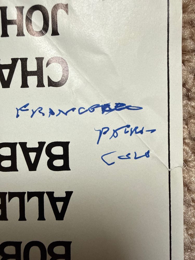 Unintelligible scrawl