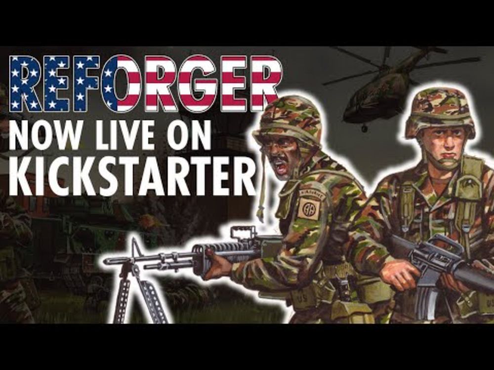 REFORGER is now live! Cold War US Army STLs on Kickstarter