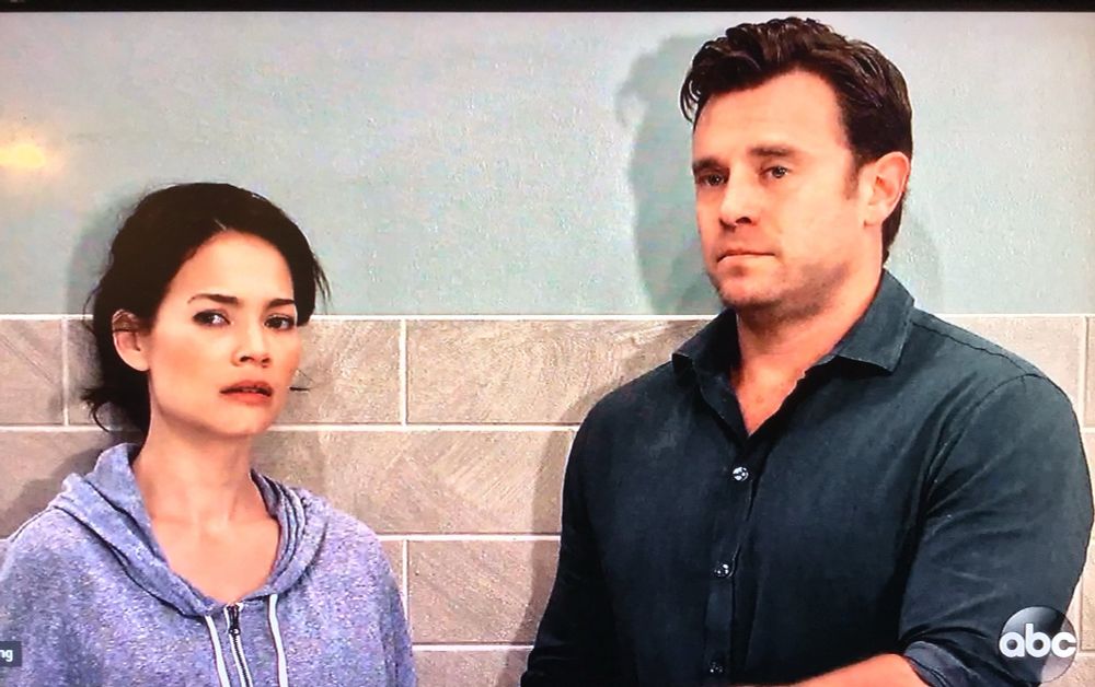 Liz and Drew have feelings and are looking at new Drew like this because he’s weird