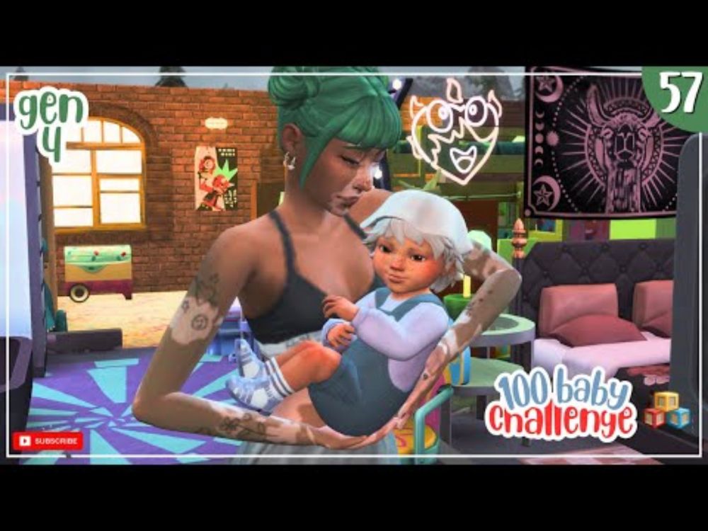 ep 57 ꕀ sims 100 baby 🍼