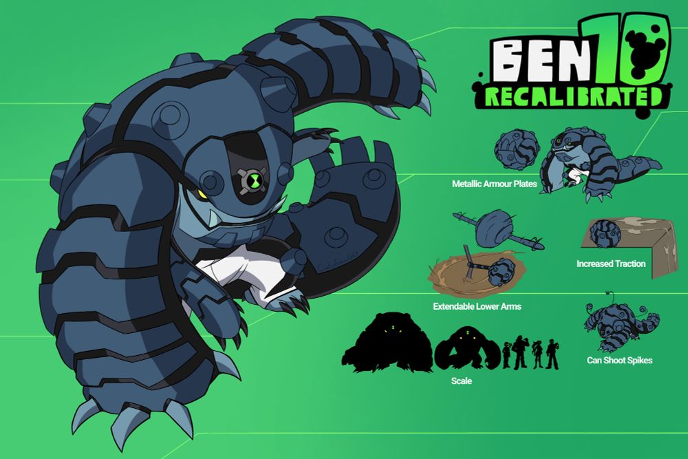 Redesign of ultimate cannonbolt from Ben 10