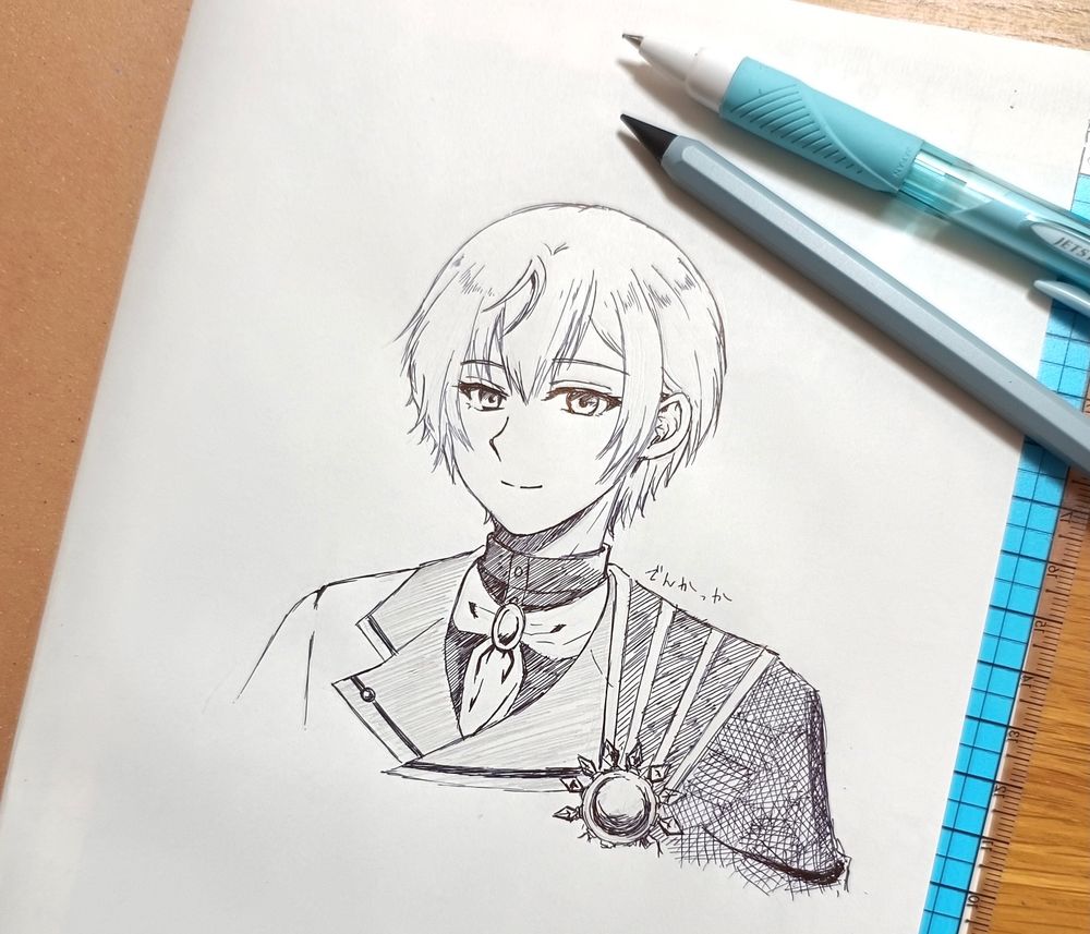 metacil試し書きに失敗した図