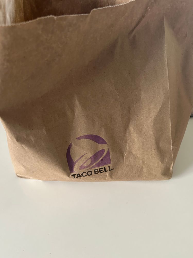 Taco Bell bag