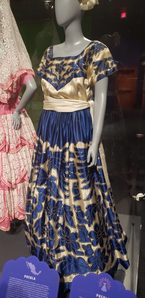 a photo of a woman's regional mexican fashion