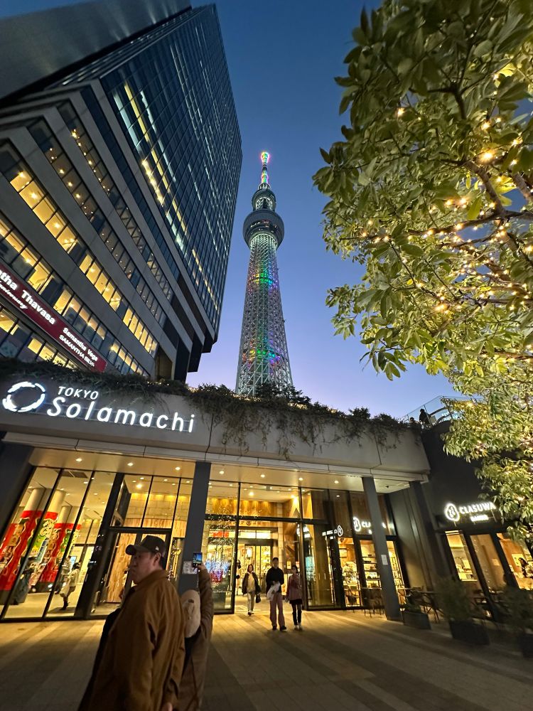 Lit up Tokyo Skytree