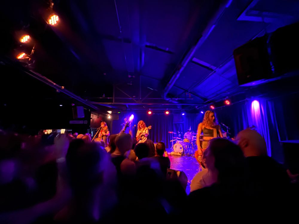 A band of 4 young women absolutely shredding at The Bottleneck in Lawrence, KS.
