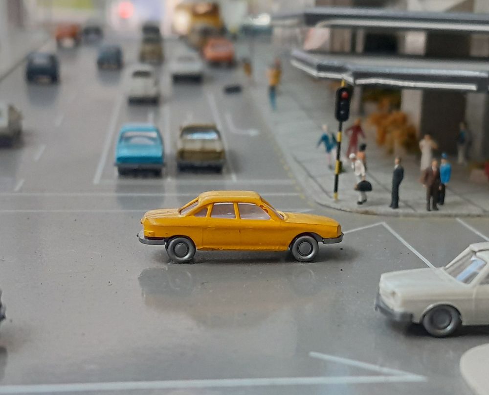 NSU RO-80 outside ASB Tower, Auckland, NZ.