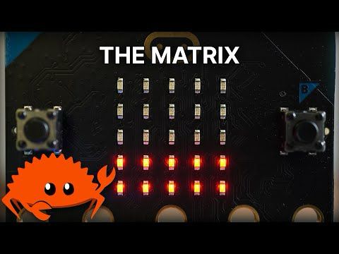 Driving an LED matrix using async Rust - moxi Ep2