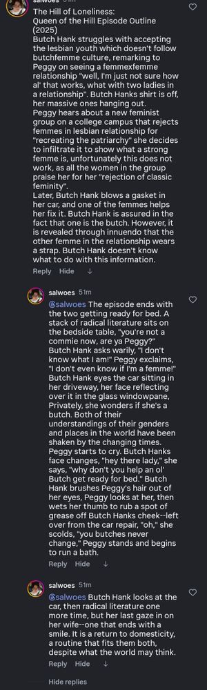 I will add alt text to this when i get to my computer sorry.  For bsky people who dont get my edits, youre shit out of luvk