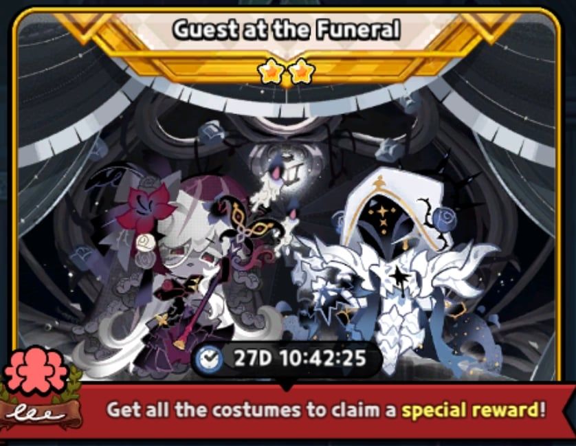 white lily cookie and silent salt cookie costume