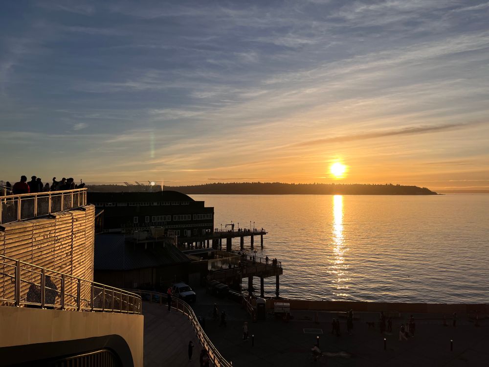 Sun over water