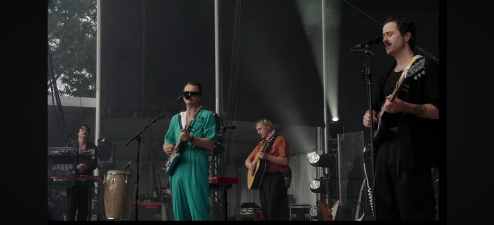 KGLW playing Lonely Cosmos at Forest Hills New York 2025