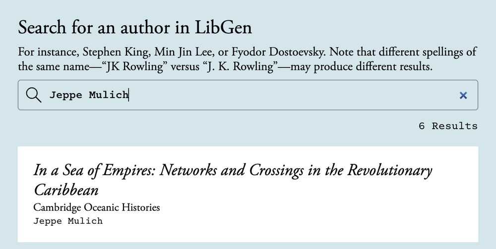 Six books and articles of mine uploaded to LibGen and ostensibly used by Meta to train its LLM