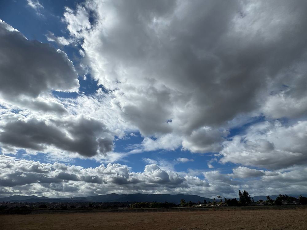We don’t get a lot of clouds where I live so when we do, I can’t stop taking photos of them! 
