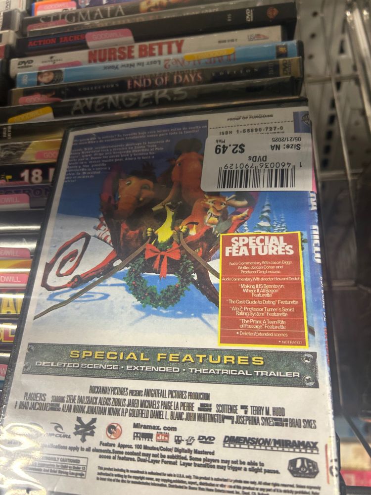 Spanish language bootleg DVD for some Ice Age Christmas special