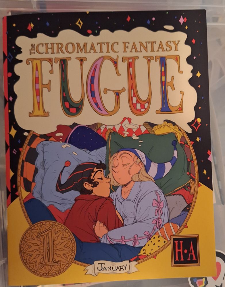 A copy of The Chromatic Fantasy: Fugue Issue 1 by H.A.