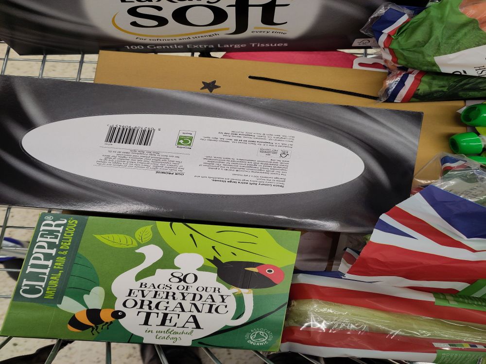 Trolley of groceries 