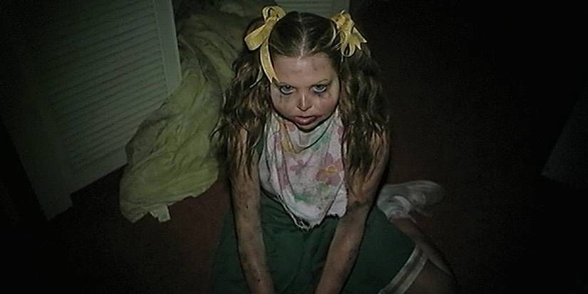 Baby faced cheerleader 