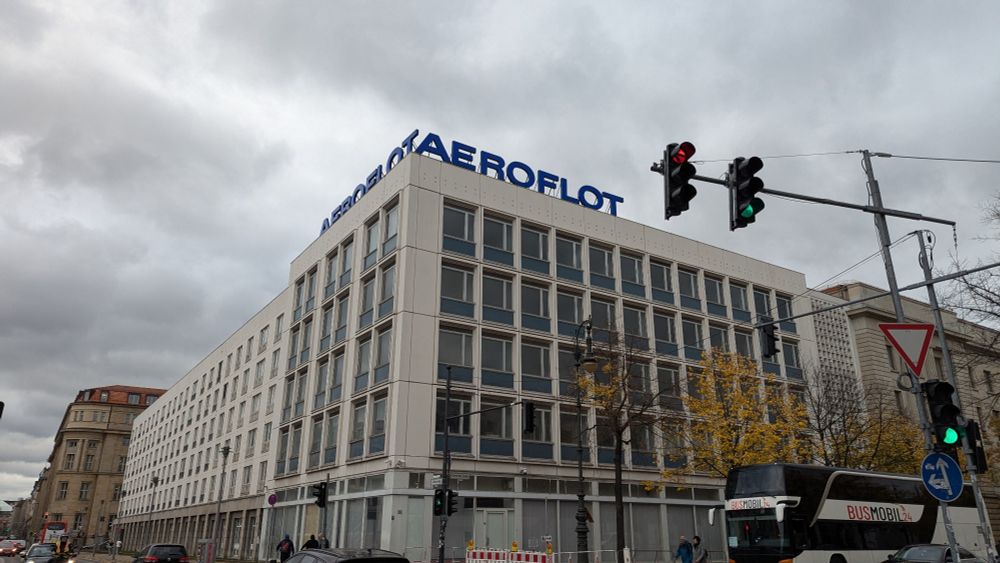 Verlassenes Aeroflot Gebäude in Berlin 
