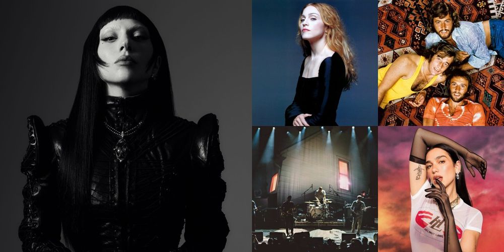 Lady Gaga Madonna American Football Bee Gees Dua Lipa
