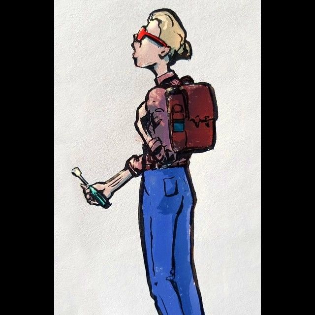 quick character drawing