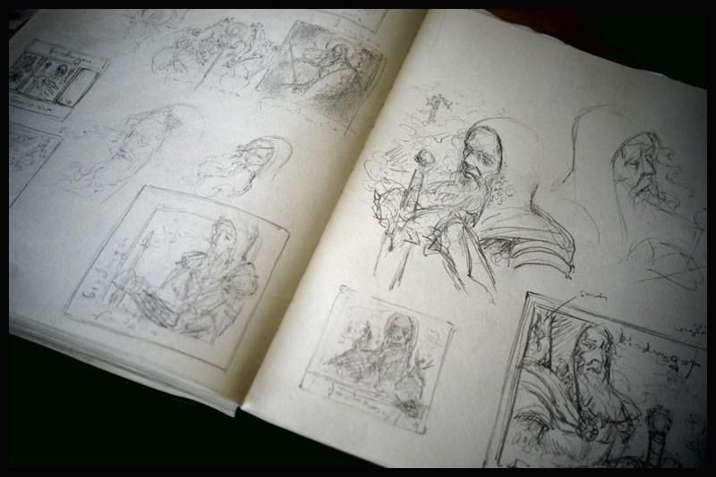 photo of the sketches page