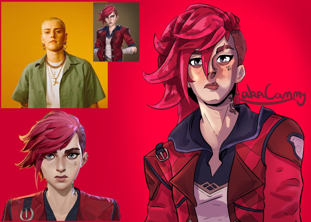 Vi from Arcane, using a photo of Rio Romeo as reference