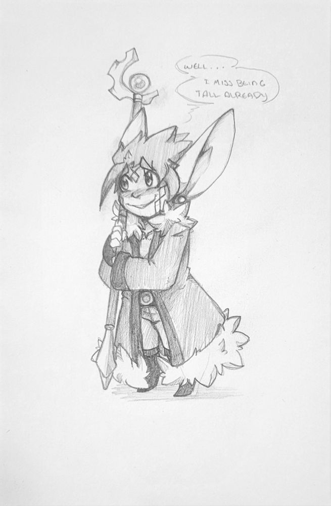 Valen a elf man turned into a Goblin for a while. 