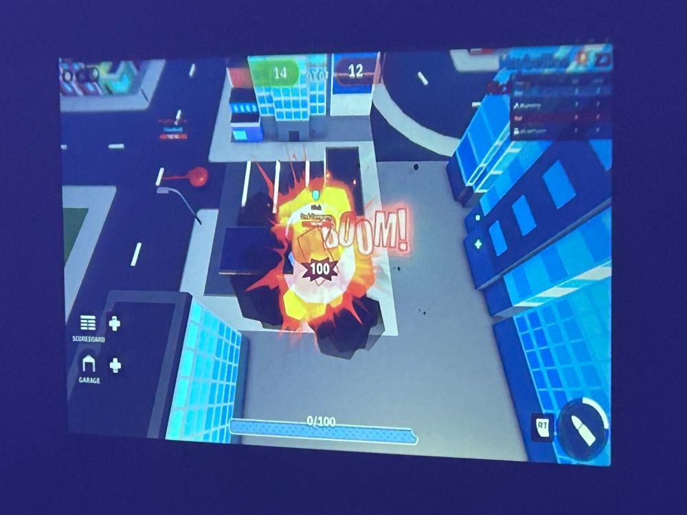 Ga-Ma-Yo promo event.  Showcasing the game Teensy Tiny Tankery.