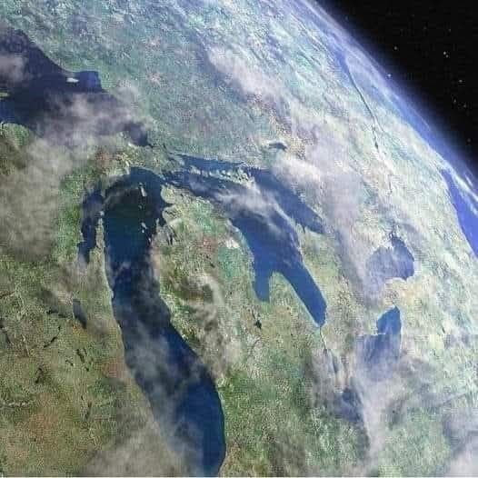 Michigan from space