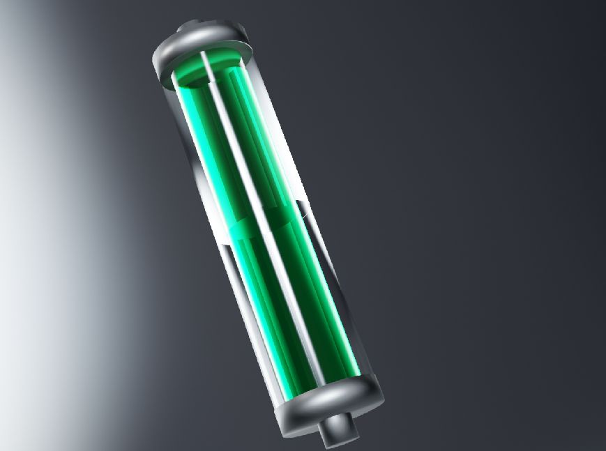 3Dモデルで作ってみたオキソンのシリンダー