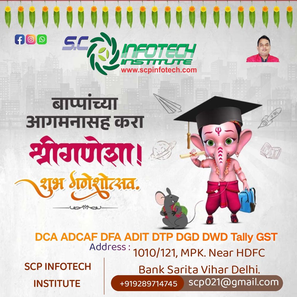 On the occasion of Ganesh Visarjan, I wish that Ganpati take along all your troubles and bless you with eternal happiness and joy in life. Warm wishes on this special day. 🙏🏻Happy Anant Chaturdashi🙏🏻 #anantchaturdashi #scpinfotech #ganeshchaturthi