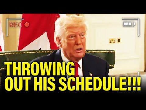 Trump RETURNS to DC IN PANIC and THROWS AWAY Schedule