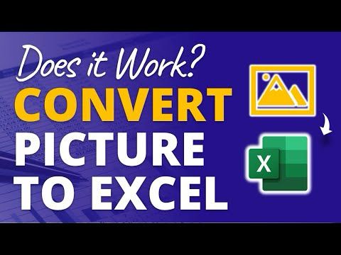How to Import Numbers from a Picture to Excel 📷 [DATA TRICKS!]