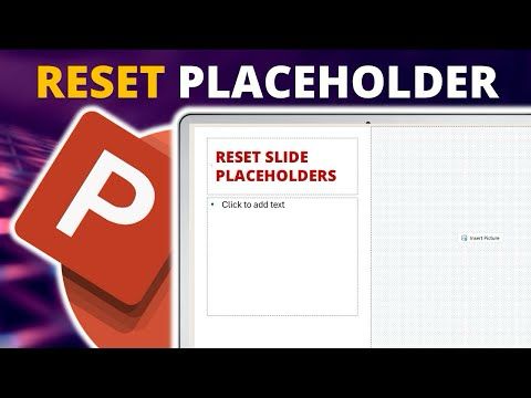 How to Reset Slide Placeholders in PowerPoint 🔥 [PPT TIPS]