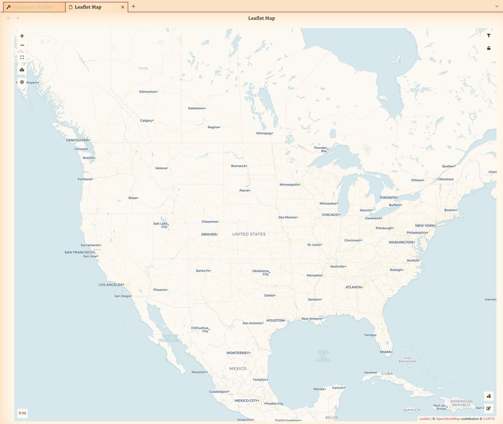 leaflette map for obsidian
