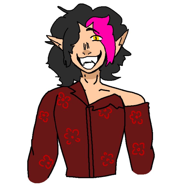 Zander staring at you (this is part of an animation rig)