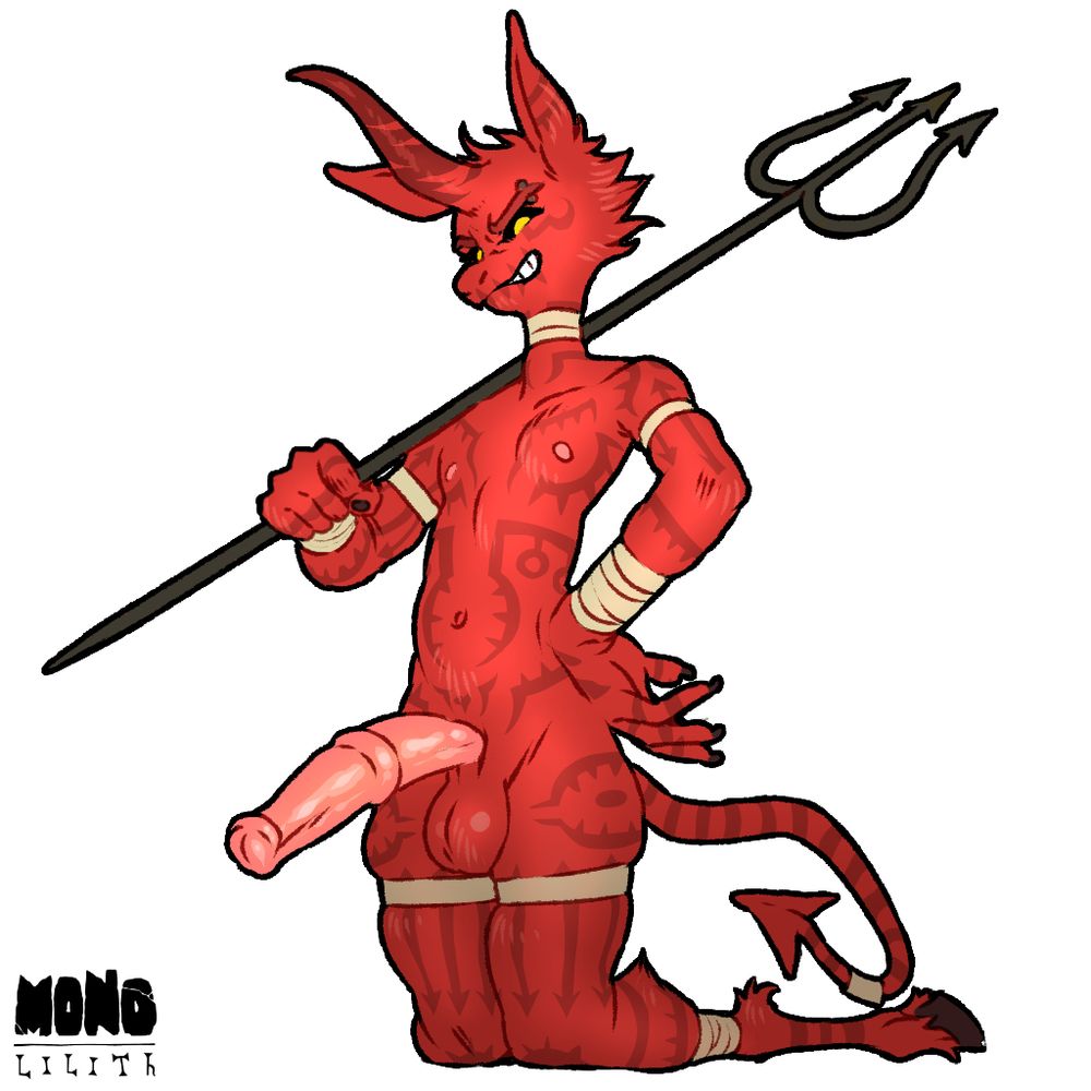 Lord Samigina, in his furry donkey appearance! Graphic asset used for the VN-life cinematics in the game.