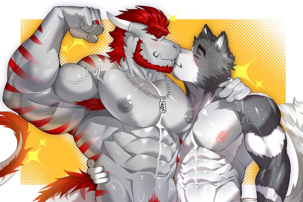 Colin and Marino side hugging scene during kissing.