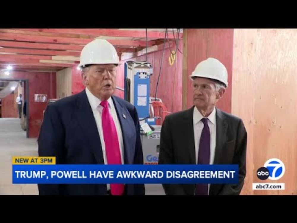 Trump, Powell bicker on live TV over cost of Fed building
