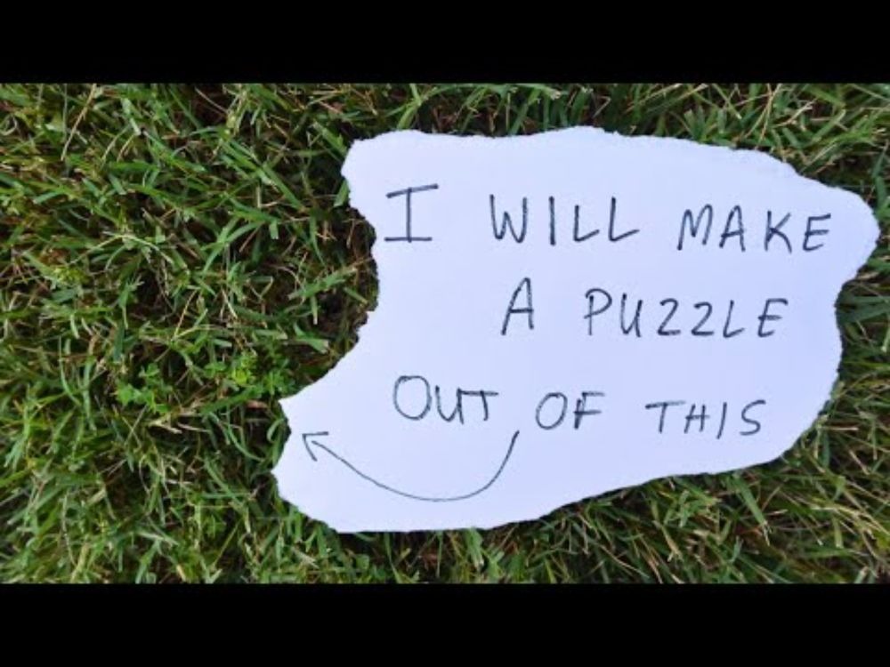 Touching Grass (and making a puzzle out of it)