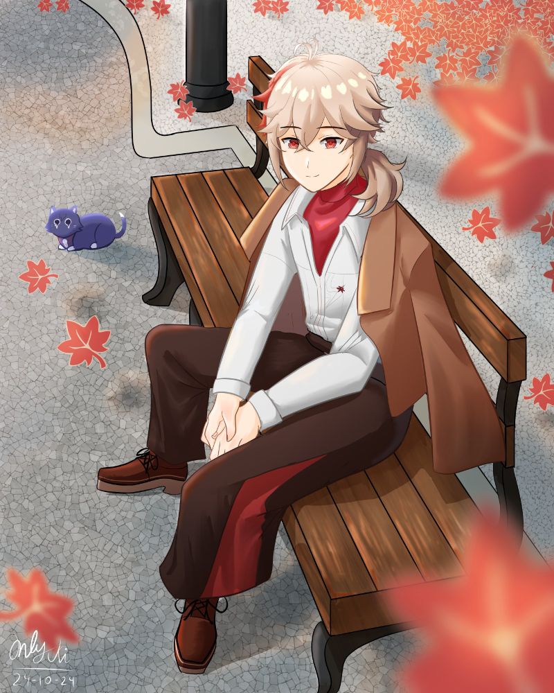 Illustration of Kazuha's Birthday 2024 | Genshin Impact