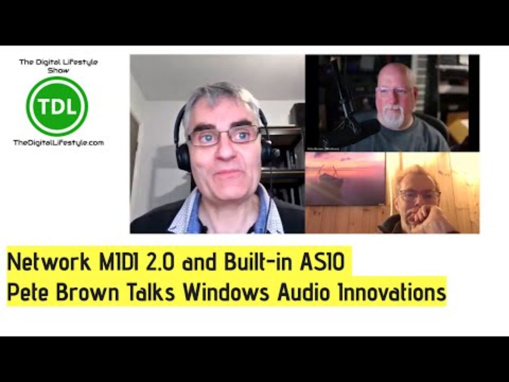 Network MIDI 2.0 and Built-in ASIO: Pete Brown Talks Windows Audio Innovations