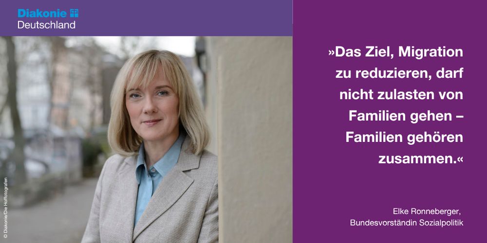 Bundesvorständin Elke Ronneberger kritisiert das Aussetzen des Familiennachzugs.