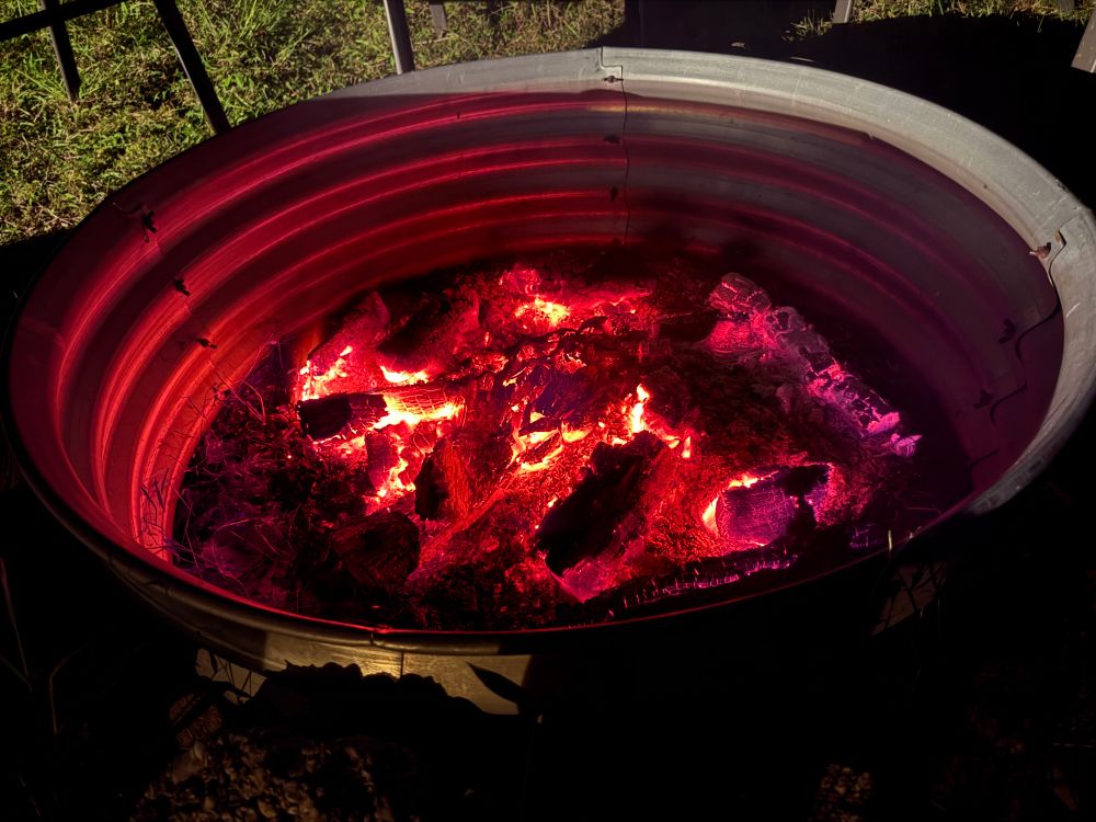 Glowing embers 
