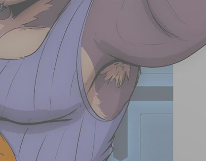 Wolf O'Donnell's armpit. 