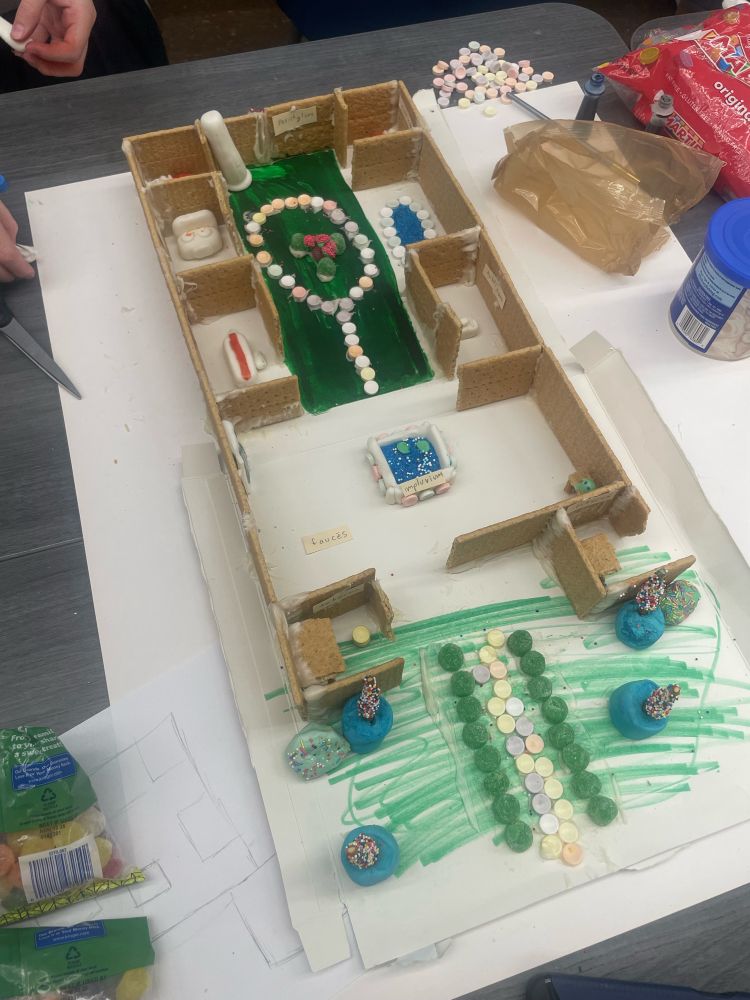 Domus Romana facta a graham crackers